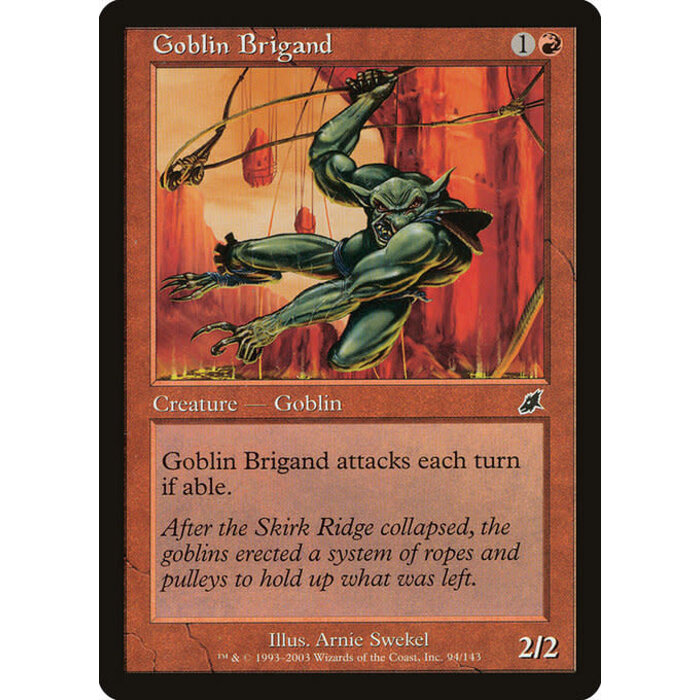 Magic: The Gathering Goblin Brigand (094) Heavily Played