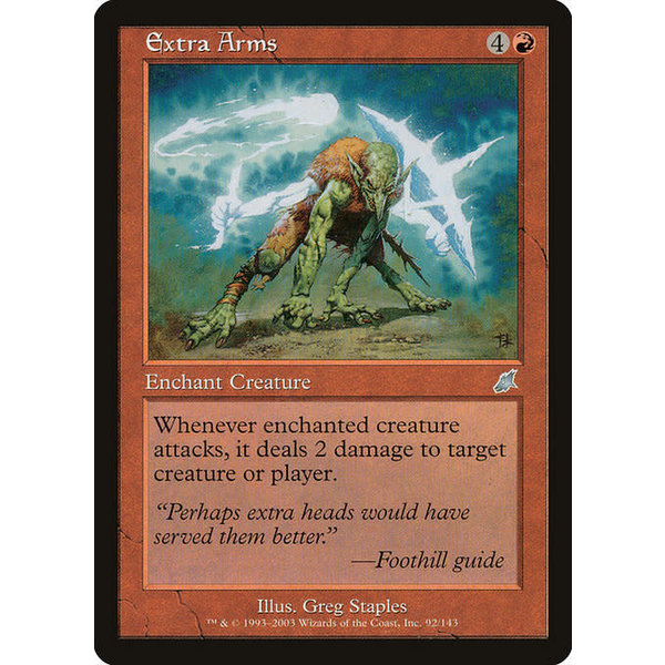 Magic: The Gathering Extra Arms (092) Lightly Played