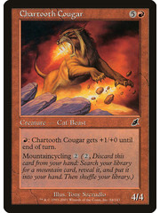Magic: The Gathering Chartooth Cougar (084) Moderately Played