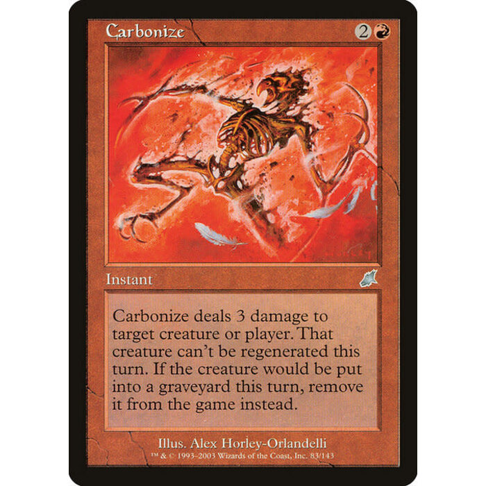 Magic: The Gathering Carbonize (083) Lightly Played