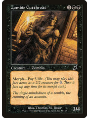 Magic: The Gathering Zombie Cutthroat (081) Moderately Played
