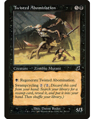 Magic: The Gathering Twisted Abomination (076) Lightly Played