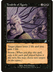 Magic: The Gathering Tendrils of Agony (075) Lightly Played