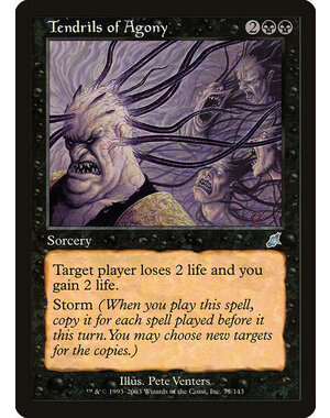Magic: The Gathering Tendrils of Agony (075) Lightly Played