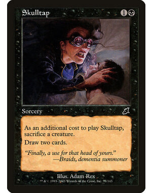 Magic: The Gathering Skulltap (073) Moderately Played