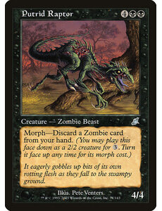 Magic: The Gathering Putrid Raptor (071) Lightly Played