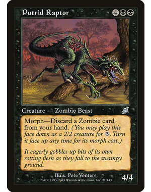 Magic: The Gathering Putrid Raptor (071) Lightly Played
