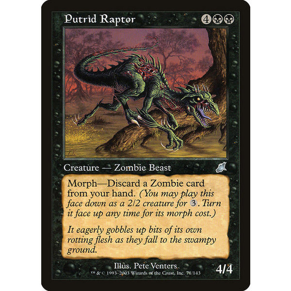 Magic: The Gathering Putrid Raptor (071) Lightly Played