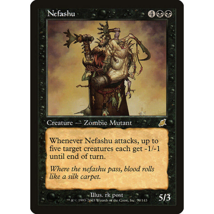 Magic: The Gathering Nefashu (070) Lightly Played