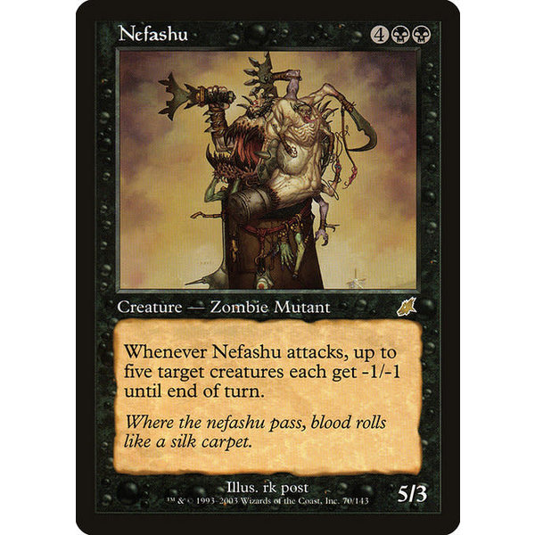 Magic: The Gathering Nefashu (070) Heavily Played