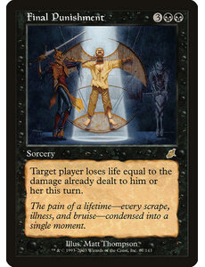 Magic: The Gathering Final Punishment (067) Moderately Played