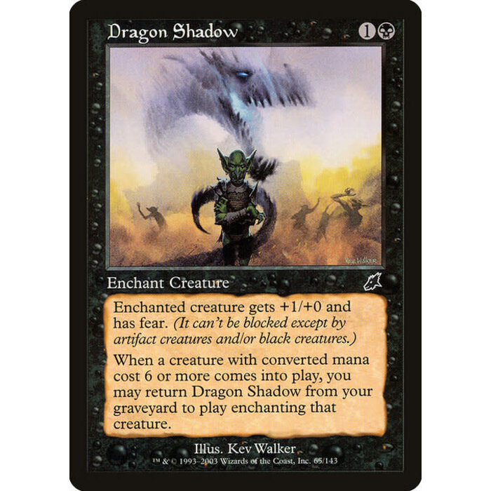 Magic: The Gathering Dragon Shadow (065) Moderately Played