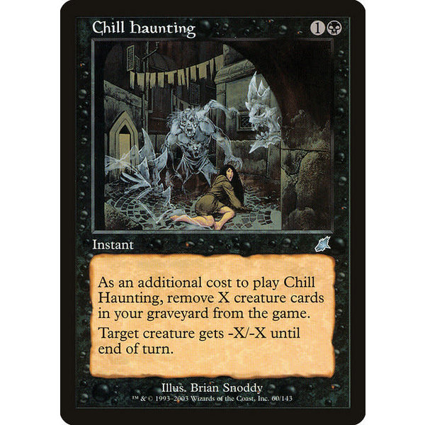 Magic: The Gathering Chill Haunting (060) Lightly Played