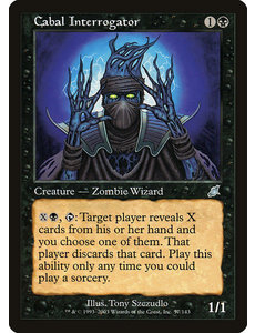 Magic: The Gathering Cabal Interrogator (057) Lightly Played