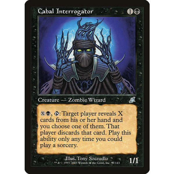 Magic: The Gathering Cabal Interrogator (057) Lightly Played