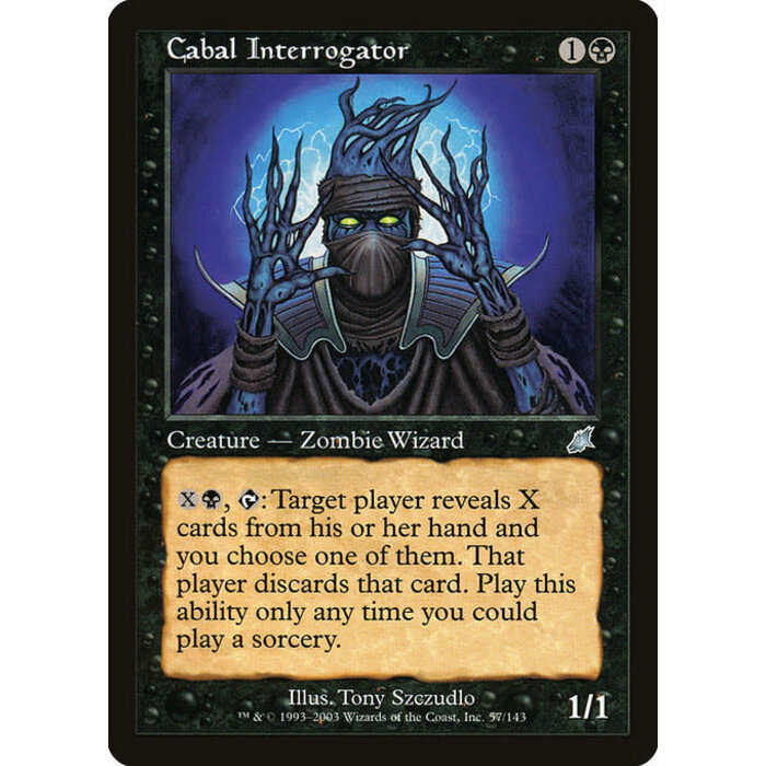 Magic: The Gathering Cabal Interrogator (057) Lightly Played