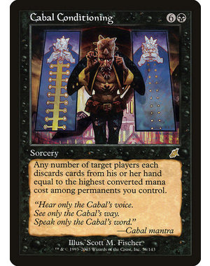 Magic: The Gathering Cabal Conditioning (056) Heavily Played
