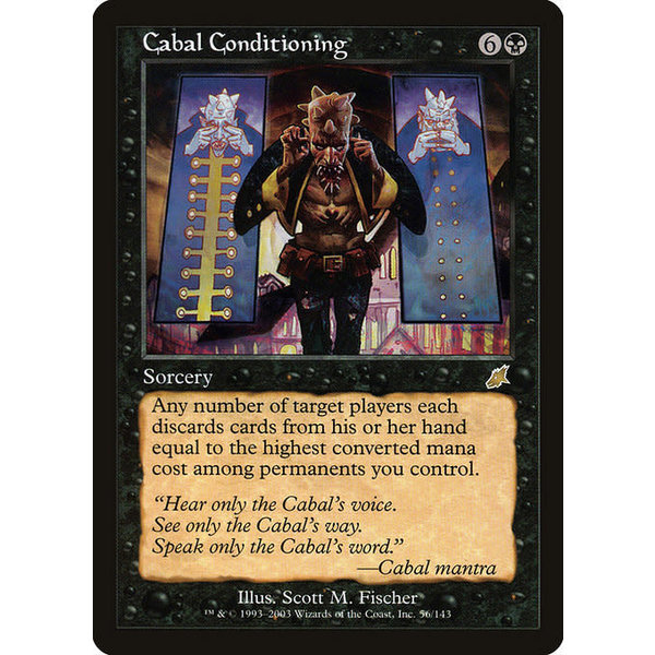 Magic: The Gathering Cabal Conditioning (056) Moderately Played