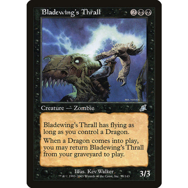 Magic: The Gathering Bladewing's Thrall (055) Lightly Played