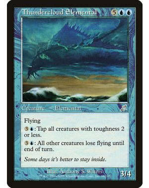 Magic: The Gathering Thundercloud Elemental (054) Moderately Played