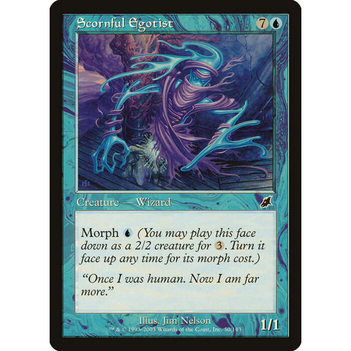 Magic: The Gathering Scornful Egotist (050) Heavily Played