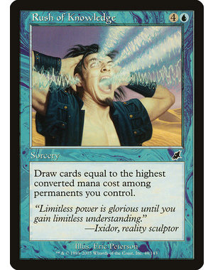 Magic: The Gathering Rush of Knowledge (049) Lightly Played