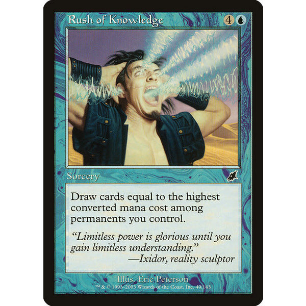 Magic: The Gathering Rush of Knowledge (049) Moderately Played