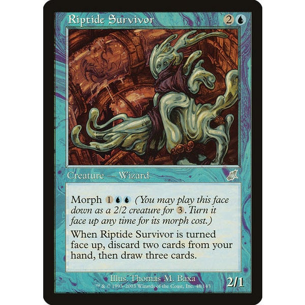 Magic: The Gathering Riptide Survivor (048) Lightly Played