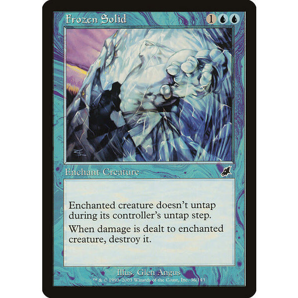 Magic: The Gathering Frozen Solid (036) Moderately Played