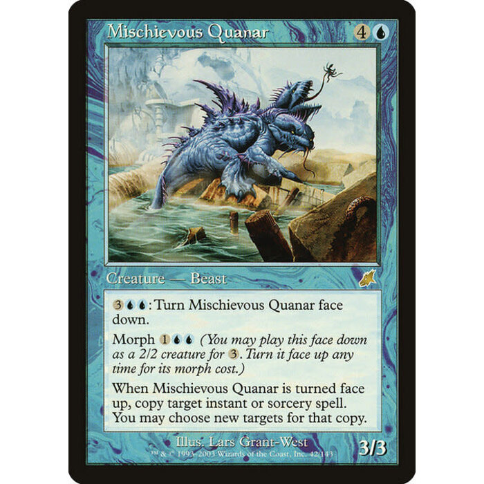 Magic: The Gathering Mischievous Quanar (042) Heavily Played Foil