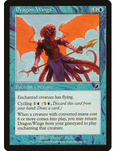 Magic: The Gathering Dragon Wings (034) Moderately Played