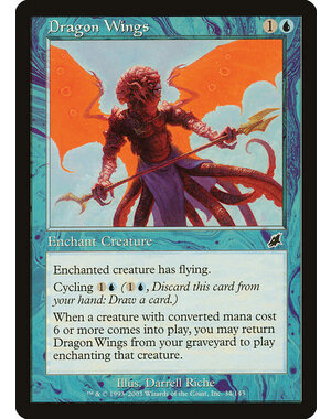 Magic: The Gathering Dragon Wings (034) Moderately Played