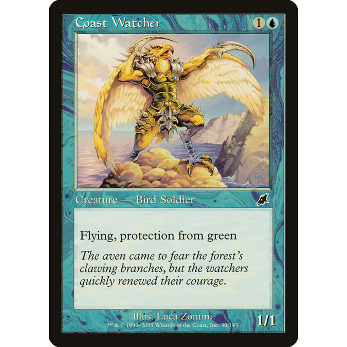 Magic: The Gathering Coast Watcher (030) Moderately Played