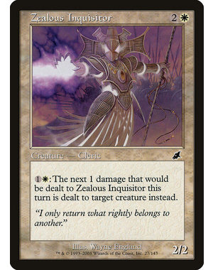 Magic: The Gathering Zealous Inquisitor (027) Lightly Played