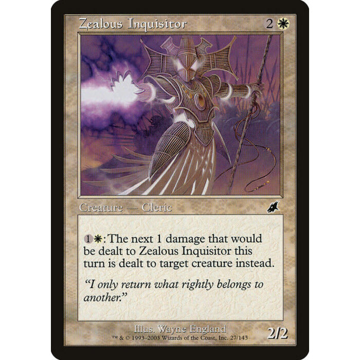 Magic: The Gathering Zealous Inquisitor (027) Lightly Played