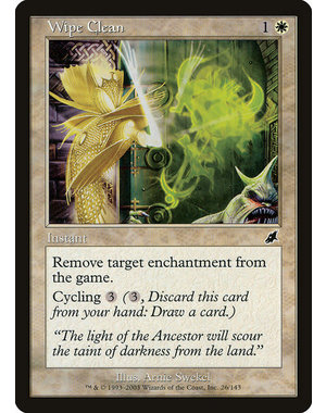 Magic: The Gathering Wipe Clean (026) Lightly Played
