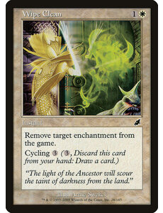 Magic: The Gathering Wipe Clean (026) Moderately Played