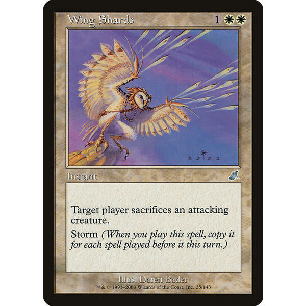 Magic: The Gathering Wing Shards (025) Heavily Played