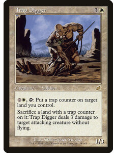 Magic: The Gathering Trap Digger (024) Moderately Played