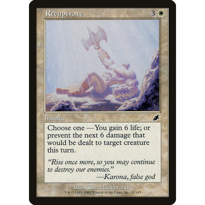 Magic: The Gathering Recuperate (021) Moderately Played
