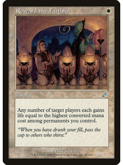 Magic: The Gathering Reward the Faithful (022) Lightly Played