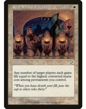 Magic: The Gathering Reward the Faithful (022) Lightly Played