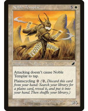 Magic: The Gathering Noble Templar (019) Moderately Played