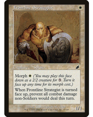 Magic: The Gathering Frontline Strategist (015) Lightly Played