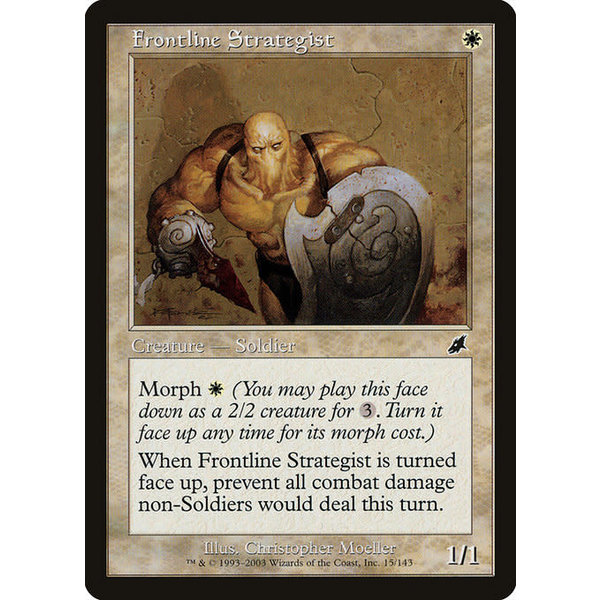 Magic: The Gathering Frontline Strategist (015) Lightly Played