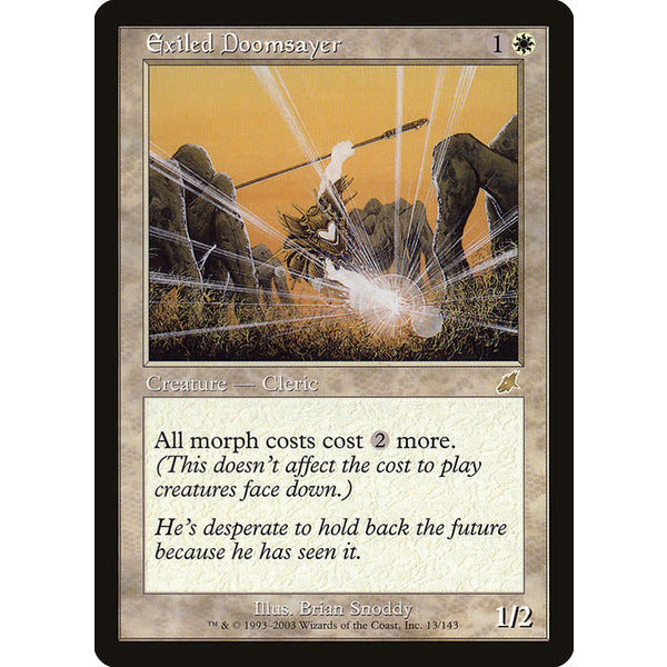 Magic: The Gathering Exiled Doomsayer (013) Moderately Played