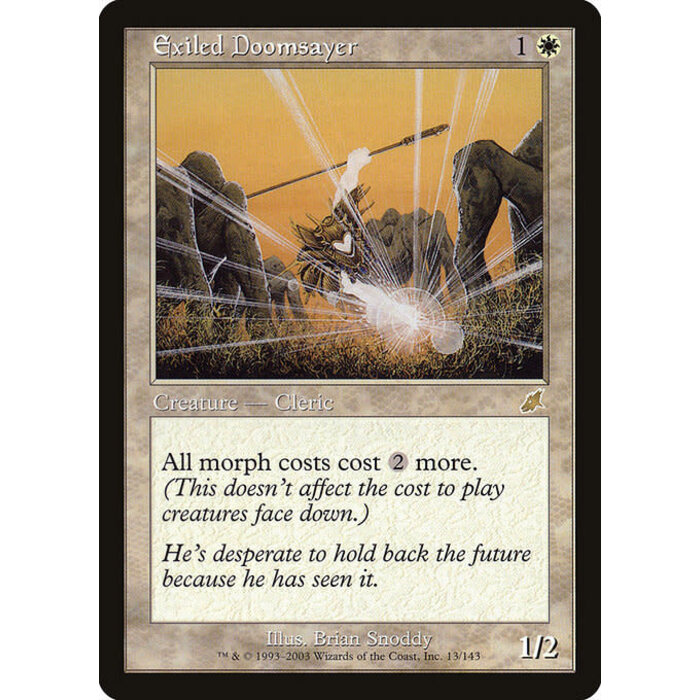 Magic: The Gathering Exiled Doomsayer (013) Moderately Played