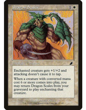 Magic: The Gathering Dragon Scales (010) Moderately Played