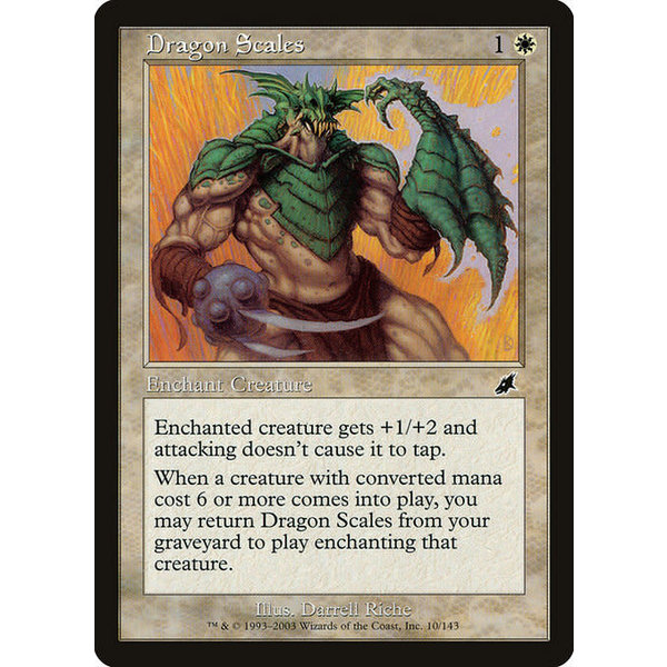Magic: The Gathering Dragon Scales (010) Lightly Played