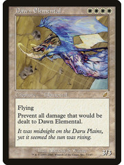 Magic: The Gathering Dawn Elemental (007) Moderately Played